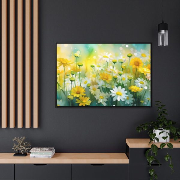 88289-579.jpg Yellow Daisey Field Framed Canvas