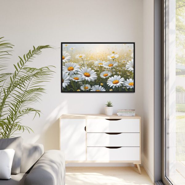 88289-583.jpg Blooming Daisy Field Framed Canvas