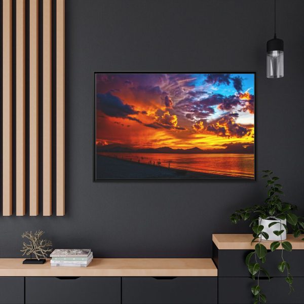 88289-59.jpg Burning Sky Framed Canvas