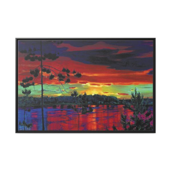 Rylov Sunset Framed Canvas
