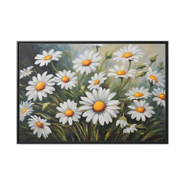 88289-601.jpg Daisy Flower Meadow Framed Canvas