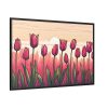 88289-605.jpg Pink Tulips Row At Sunset Framed Canvas