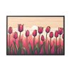 88289-606.jpg Pink Tulips Row At Sunset Framed Canvas