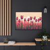 88289-609.jpg Pink Tulips Row At Sunset Framed Canvas
