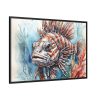 Colorful Lionfish Framed Canvas