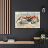 88289-624.jpg Crab Watercolor Art Framed Canvas