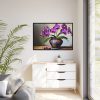 88289-628.jpg Purple Orchid Still Life Framed Canvas