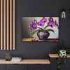 88289-629.jpg Purple Orchid Still Life Framed Canvas