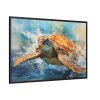 88289-640.jpg Sea Turtle Watercolor Framed Canvas