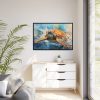 88289-643.jpg Sea Turtle Watercolor Framed Canvas
