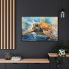 88289-644.jpg Sea Turtle Watercolor Framed Canvas