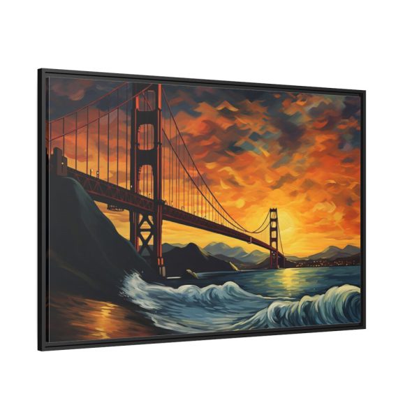 88289-65.jpg Golden Gate Bridge Painting Framed Canvas