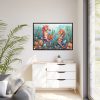 88289-653.jpg Colorful Seahorse Framed Canvas