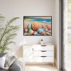 88289-663.jpg Seashells On Sandy Beach Framed Canvas