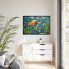 88289-673.jpg Vibrant Fish In The River Framed Canvas
