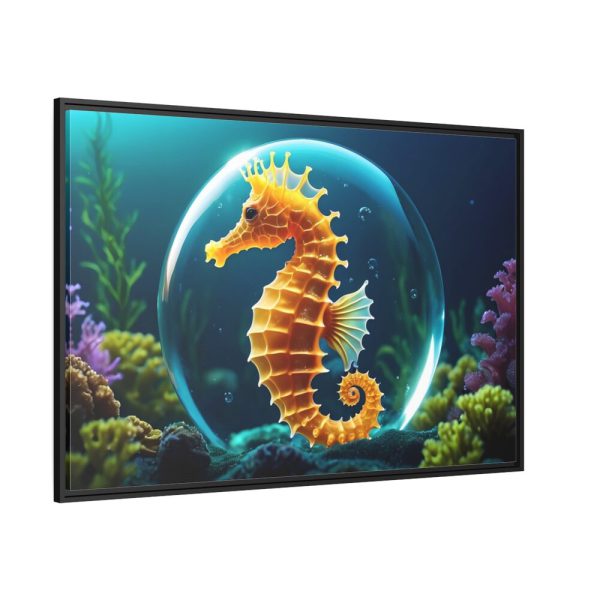 88289-675.jpg Seahorse Fantasy Art Framed Canvas