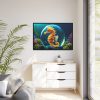 88289-678.jpg Seahorse Fantasy Art Framed Canvas