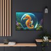 88289-679.jpg Seahorse Fantasy Art Framed Canvas