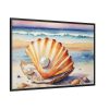 88289-695.jpg Shells Pearls Beach Art Framed Canvas