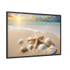 88289-705.jpg Sandy Beach With Seashells I Framed Canvas