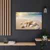 88289-709.jpg Sandy Beach With Seashells I Framed Canvas