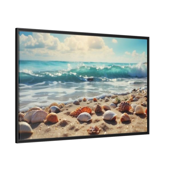 88289-710.jpg Sandy Beach With Seashells II Framed Canvas