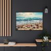 88289-714.jpg Sandy Beach With Seashells II Framed Canvas