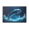 88289-716.jpg Dolphin Jump Framed Canvas