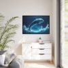 88289-718.jpg Dolphin Jump Framed Canvas