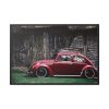 88289-86.jpg Red Old Beetle Car Framed Canvas