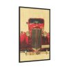 88299-10.jpg Car Vintage Red Framed Canvas
