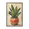 88299-101.jpg Snake Plant In Pot Art Framed Canvas