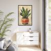 88299-103.jpg Snake Plant In Pot Art Framed Canvas