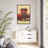 88299-13.jpg Car Vintage Red Framed Canvas