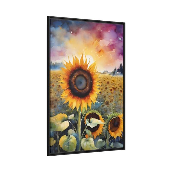 88299-145.jpg Sunflowers Nature Framed Canvas