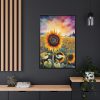 88299-149.jpg Sunflowers Nature Framed Canvas
