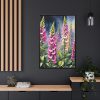 88299-154.jpg Foxglove Wildflowers Framed Canvas