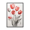 88299-176.jpg Sketch Art Tulips I Framed Canvas
