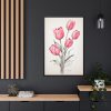 88299-184.jpg Sketch Art Tulips II Framed Canvas