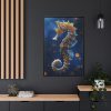 88299-189.jpg Seahorses in Ocean Water Framed Canvas