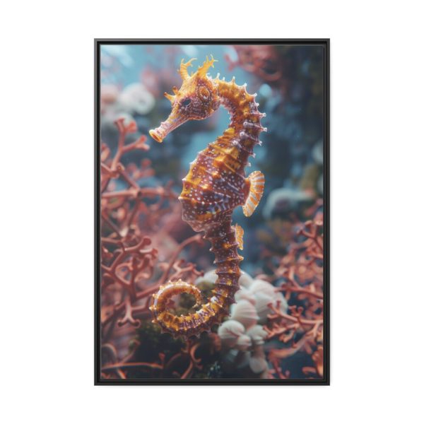 88299-201.jpg Seahorse Art Framed Canvas