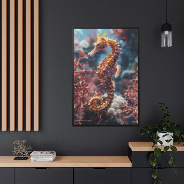 88299-204.jpg Seahorse Art Framed Canvas