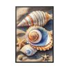 88299-206.jpg Starfish Sand Beach Art Framed Canvas