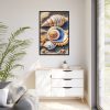 88299-208.jpg Starfish Sand Beach Art Framed Canvas