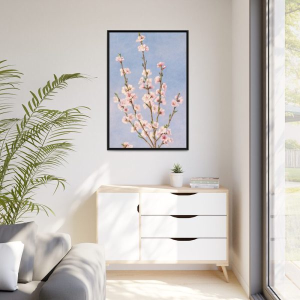 88299-53.jpg Plum Branches with blossoms Framed Canvas