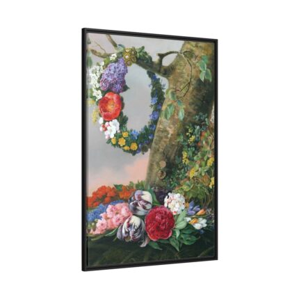 Still Life Floral Wildflowers Framed Canvas