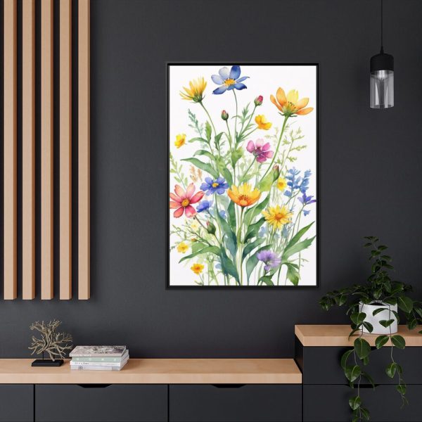 88299-74.jpg Field Of Wildflowers I Framed Canvas