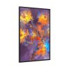 88299-80.jpg Abstract Flower Design Framed Canvas