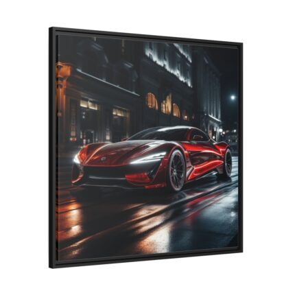 Futuristic Sports Car II Framed Canvas