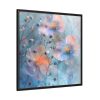 88302-105.jpg Blue Watercolor Flowers Framed Canvas